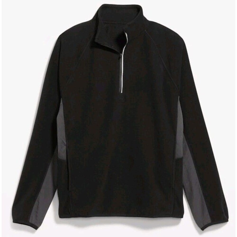 NWT Men's Old Navy Cozy Microfleece Run Quarter Zip Pullover Size XL